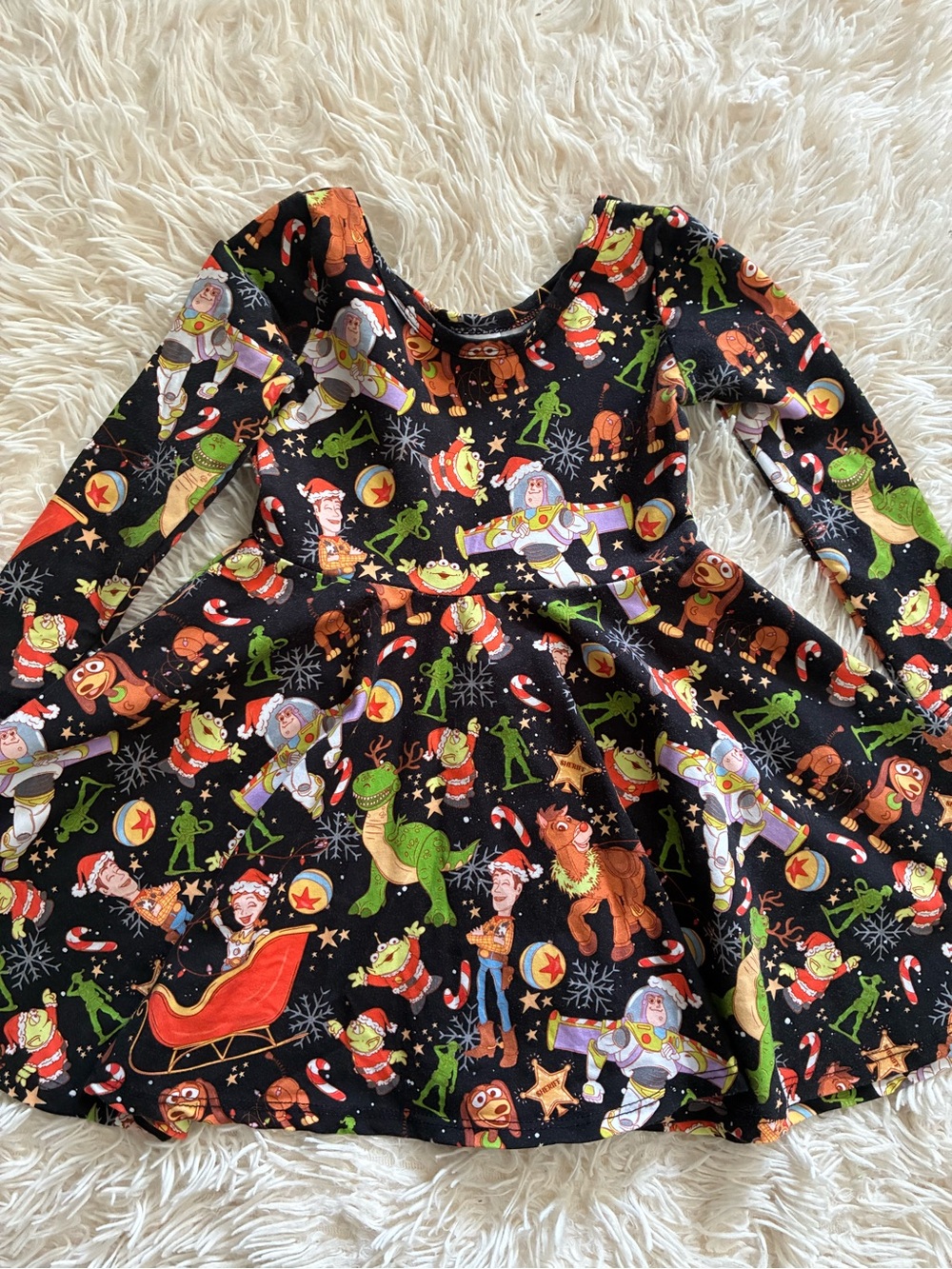 WRK Toy Story Christmas Twirl Dress